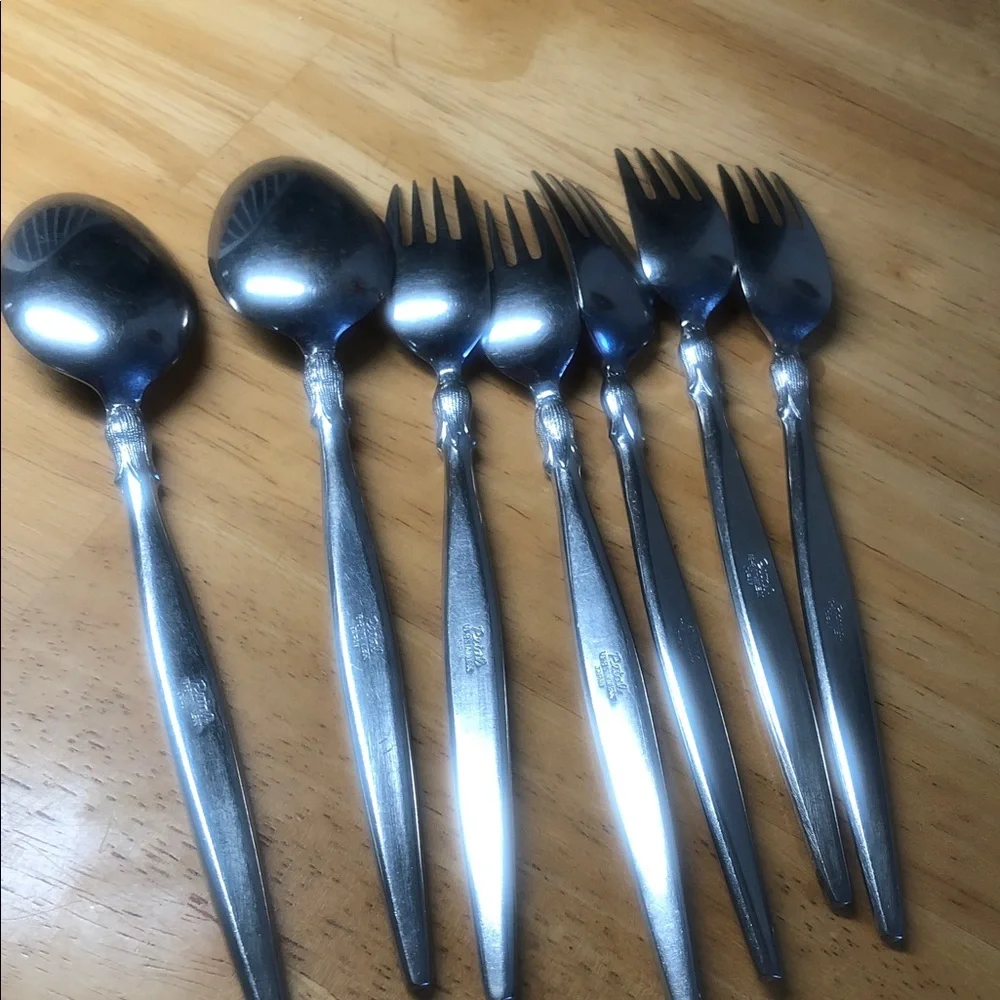 Sophisticated VTG Petal stainless Cutlery Set